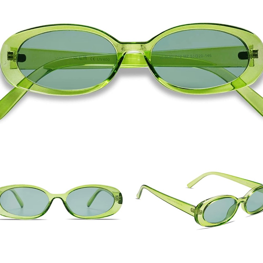 Green sunglasses NWT